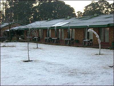 Snow at the Game Lodge