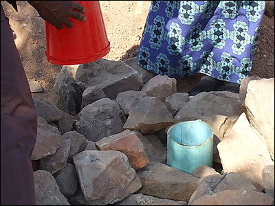 James uncovers the well for us to peer in.