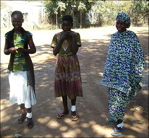 Left to right: Purity, Elizabeth, Regina.