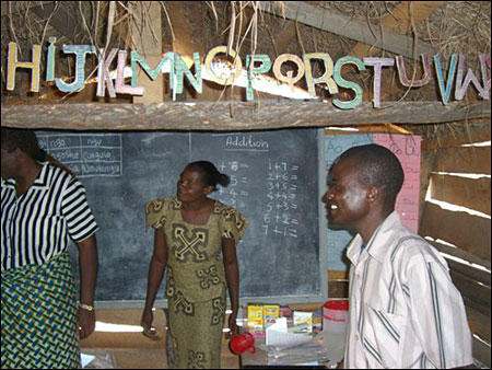 Theresa and the two teachers.