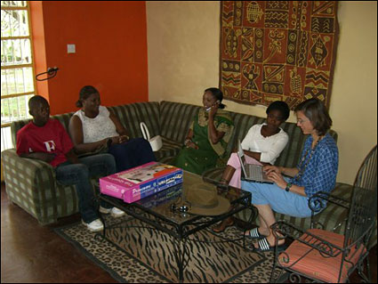 Ken, Theresa, Agness, Anne, Jen.  It is standard procedure in Zambia to answer one's cell phone even if in a meeting.