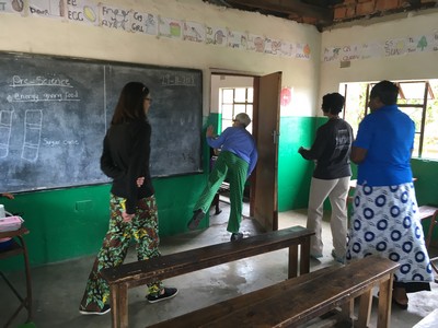 A peek at the classrooms