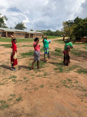 Esther and Rachel went along with Theresa and Veronica to the clinic.