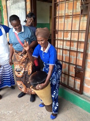 There were many drummers during the celebrating.