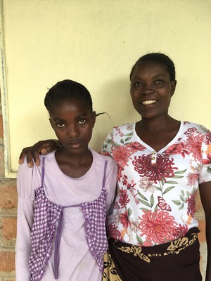 Pauline with her daughter Theresa (named after our own Theresa)