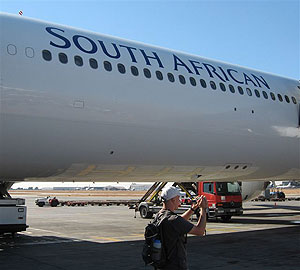 Arriving in Johannesburg airport