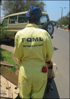 Women street cleaners